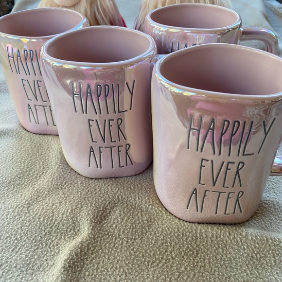 RaeDunn by Magenta, “Happily Ever After”, Pink Iridescent Mug - Picture 3 of 11